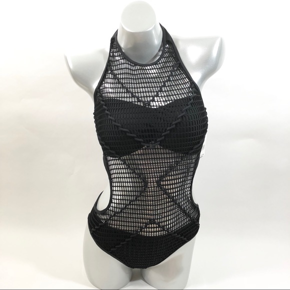 Kenneth Cole Wrapped Love Swimsuit One Piece Black - Picture 4 of 7